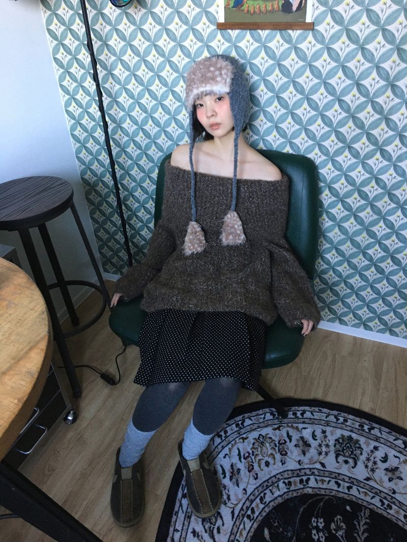 Bambi Knit Earflap (2color)