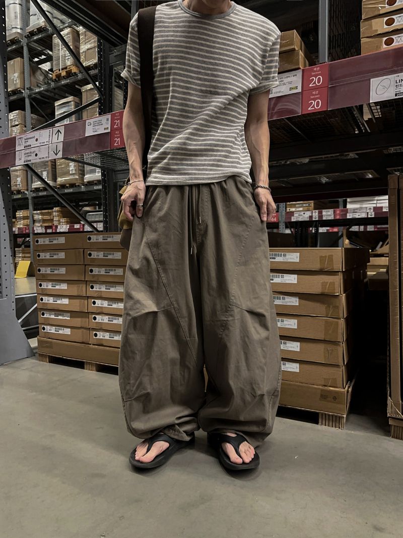 Neo Sand Dart Balloon Wide Pants