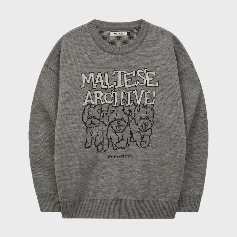 Maltese Archive Line Graphic Knit Ver.2