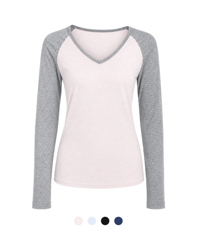 Cozy&Kitsch（コージーアンドキッチ）の「Rielle Contrast Raglan T-shirt（Tops）」