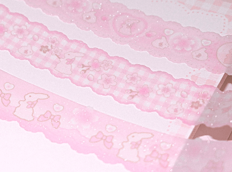 cherry blossom rabbit ♡ masking tape