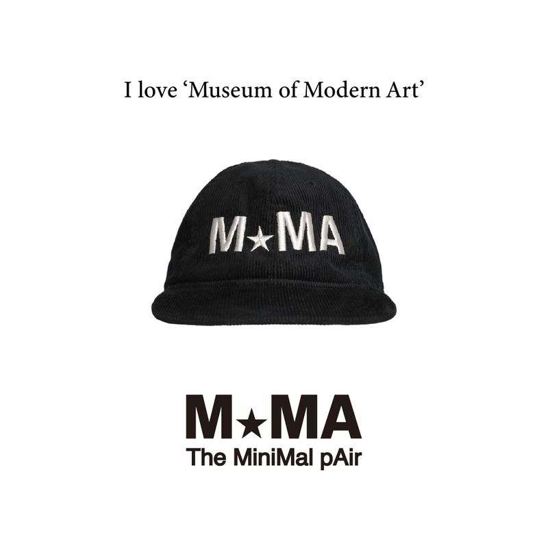 MUSEUM CORDUROY CAP BLACK