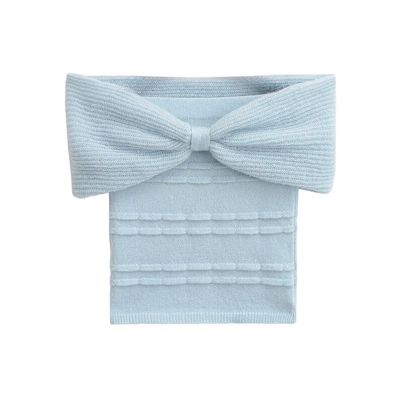 Pure Mood Ribbon Knit Top