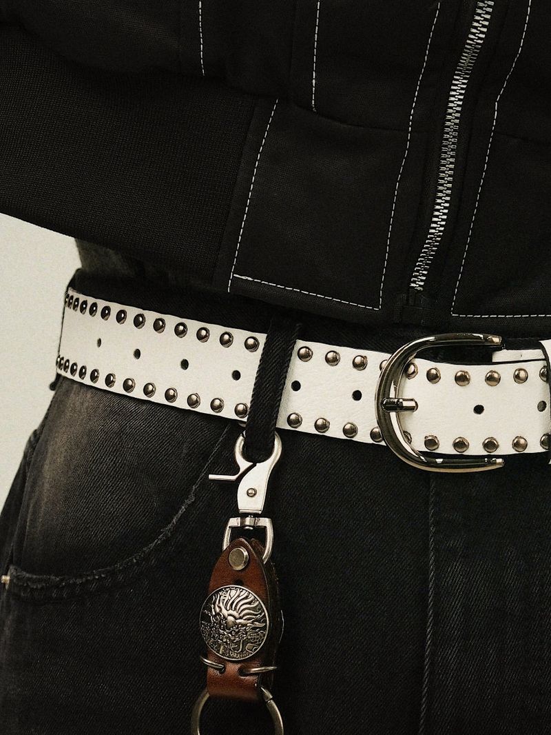 STAR Sparkle Leather Belt