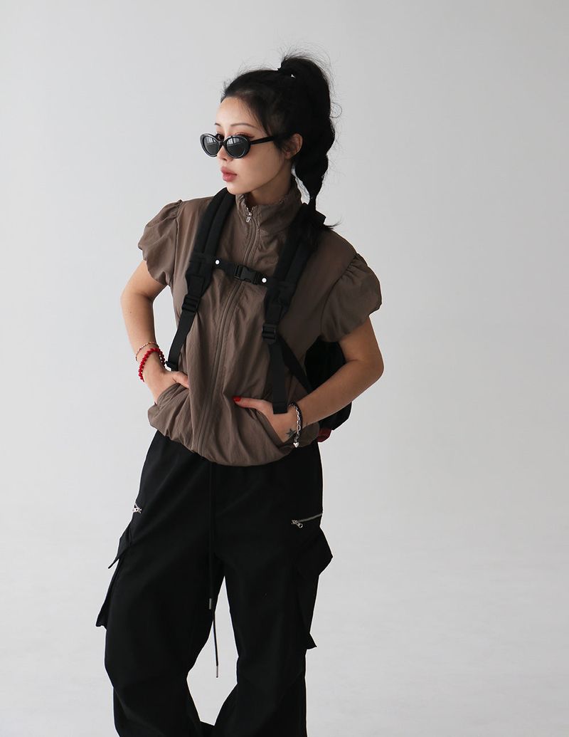 Delight-J（ディライトジェイ）の「summer short-sleeved windbreaker（Jackets/Outerwear）」