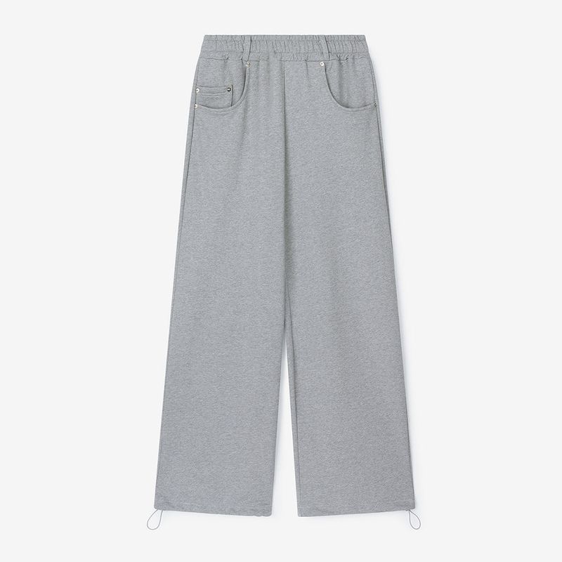 Jean Pocket Wide Pants Gray