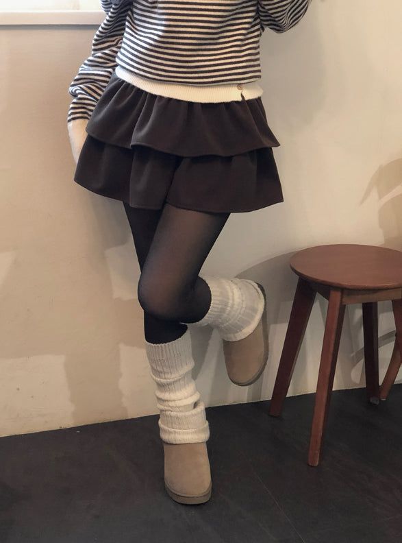ロメルティアードフリルベルトミニスカートセット