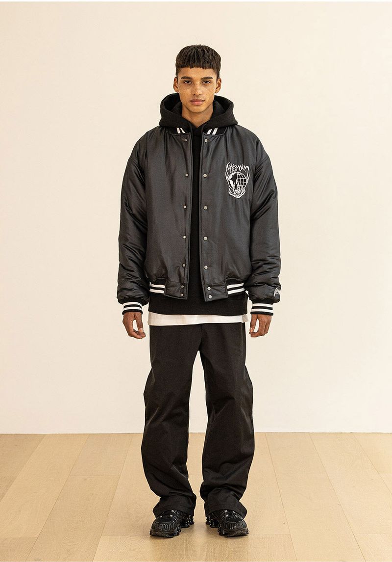VIRTUAL WORLD 6OZ VARSITY JACKET