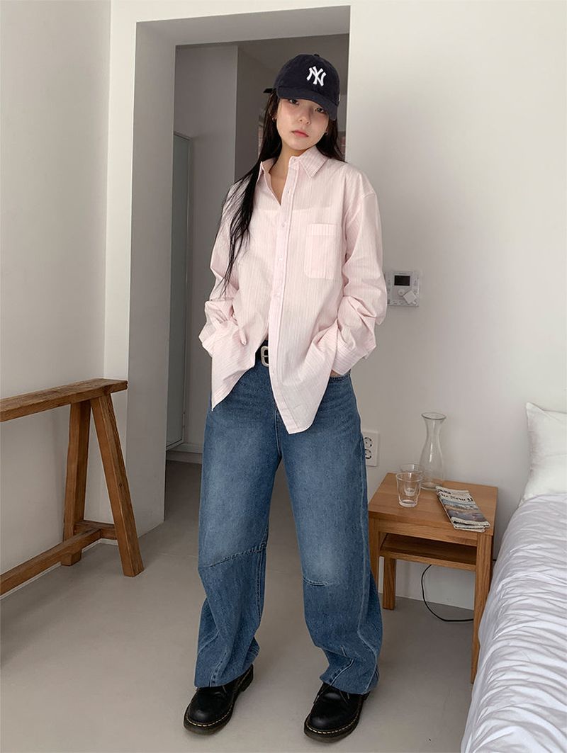TUCK BALLOON JEANS (2C)