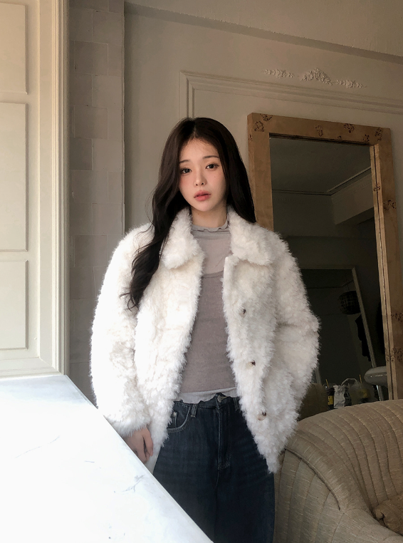 #Beautiful Fur Middle Jacket (4color)