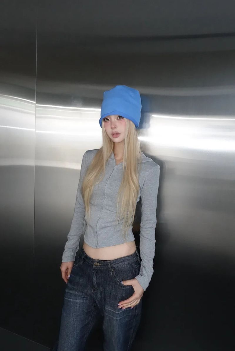 Raw wide Denim