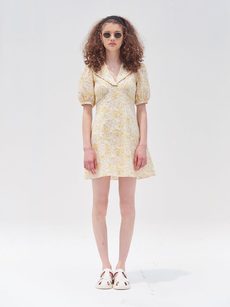 SAILOR COLLAR CANDY ONEPIECE_YELLOW