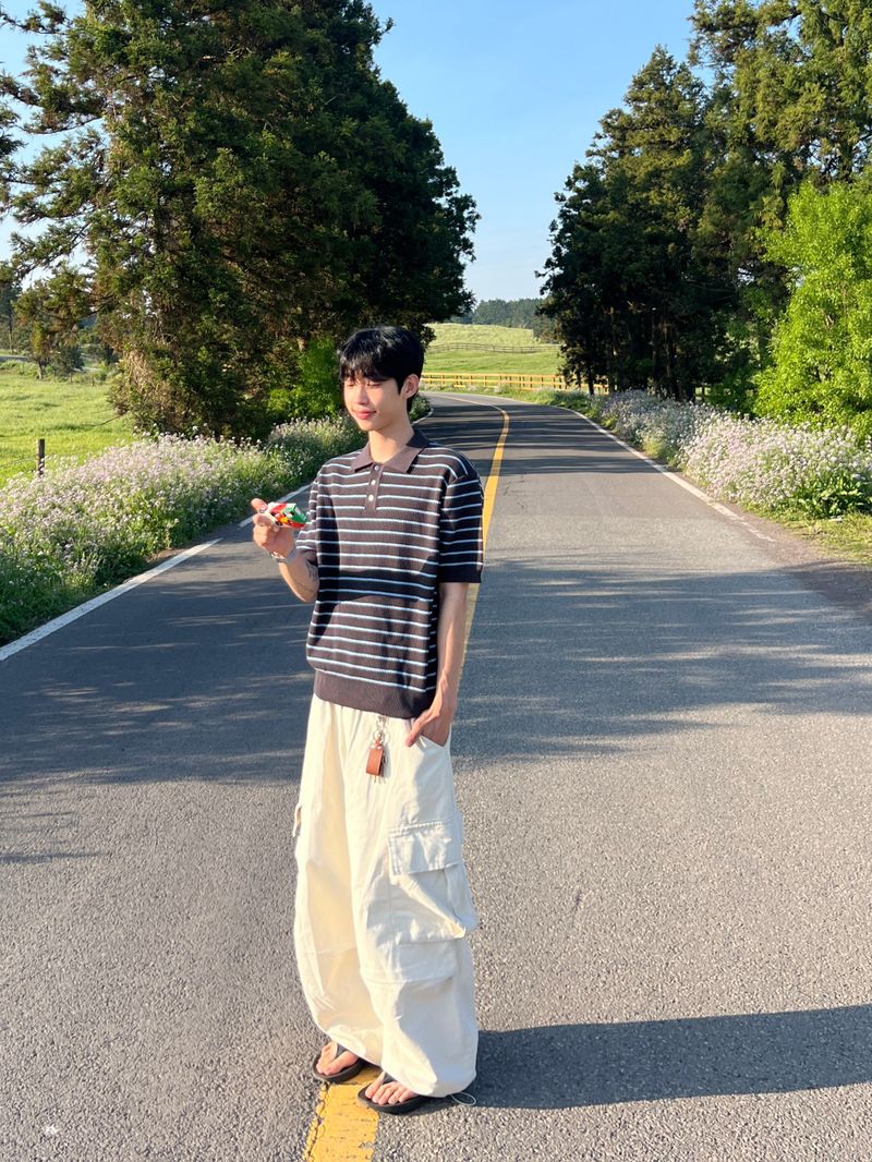 Cold-Washed Cargo Pants (6 Colors)