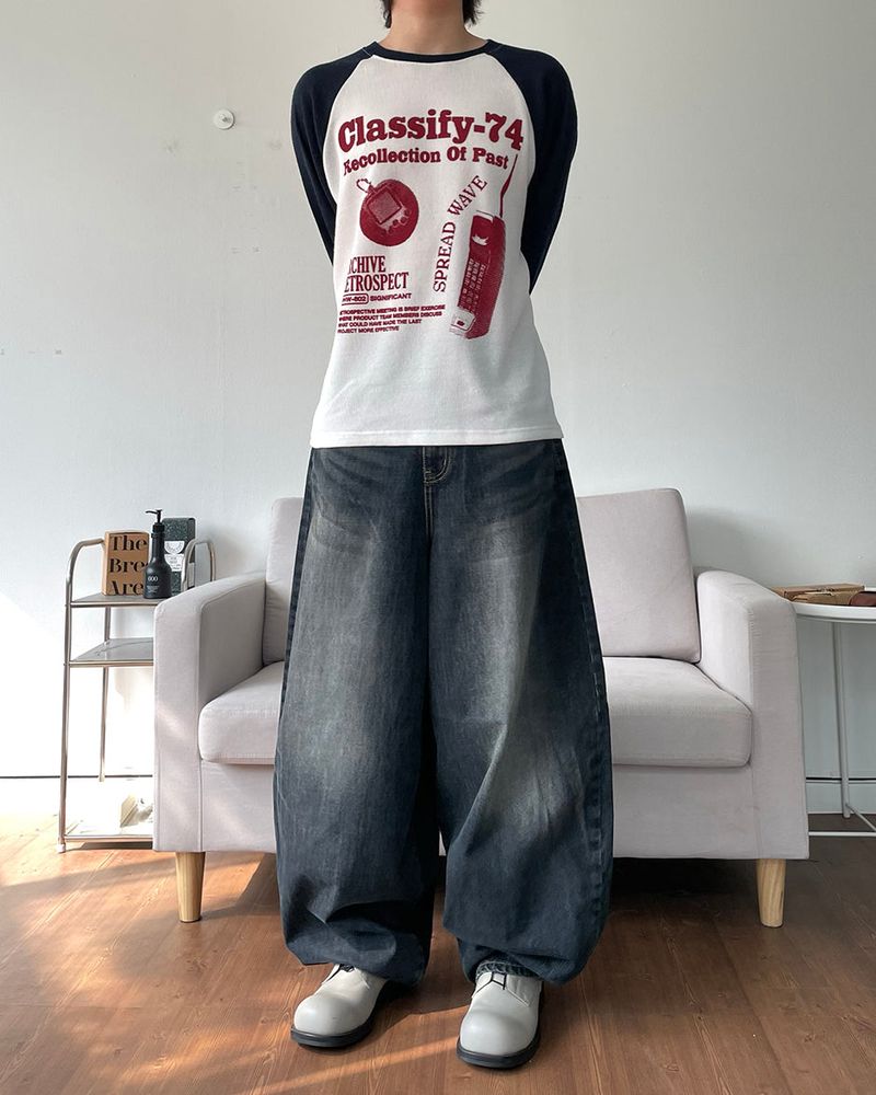 Collection Raglan Knit T-shirt