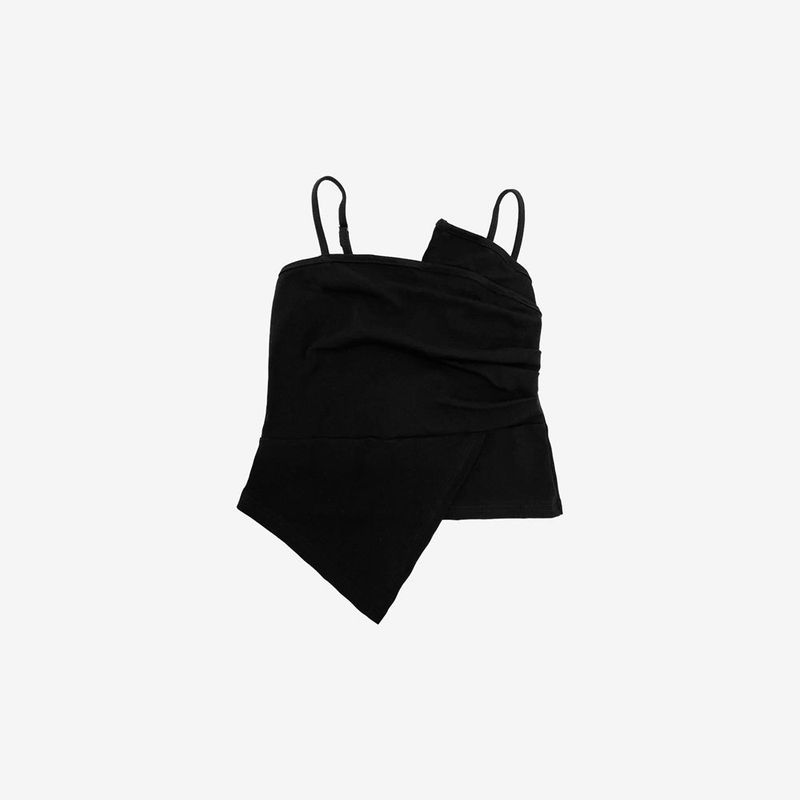 pesh string bolero + shirring sleeveless + shorts set