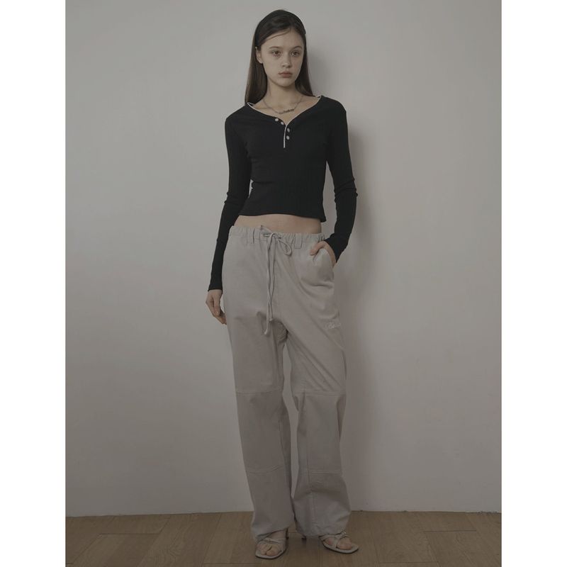 COTTON CANDY PANTS-LIGHT GRAY