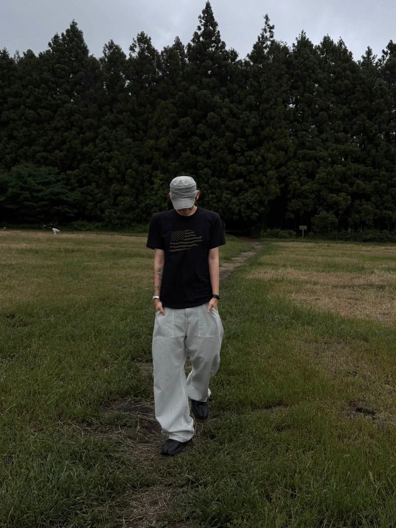 Basque-dyed Fatigue Wide Pants 3C