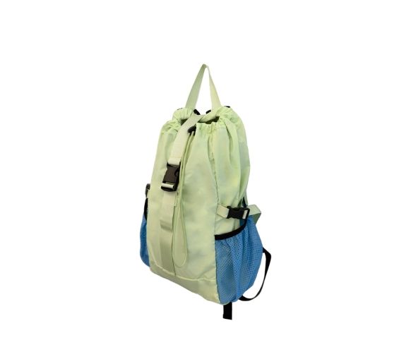 COLOR-BLOCK MESH BACKPACK
