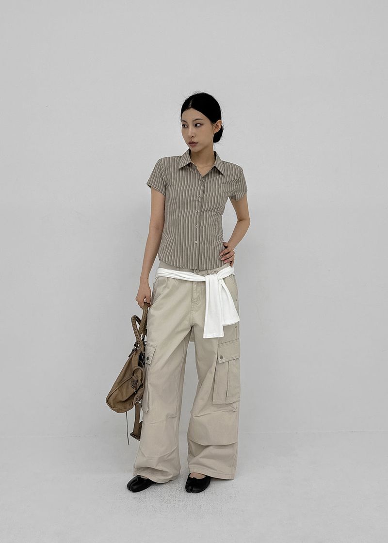BLACKUP（ブラックアップ）の「[MADE] Sencu Washed Cotton Cargo Pants（Pants）」