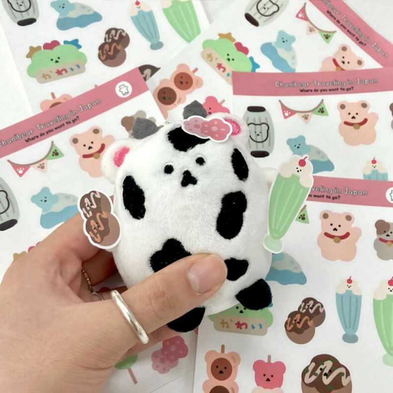 chanibear Traveling in Japan sticker