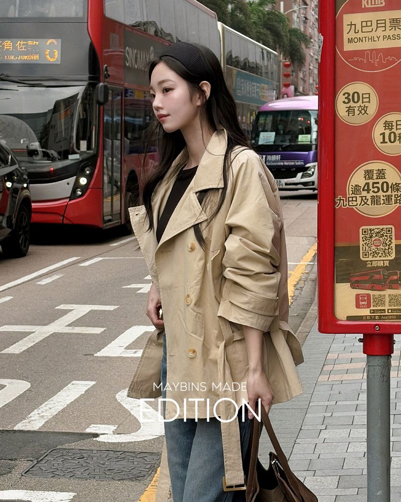 [MADE] Bien Middle Trench Coat