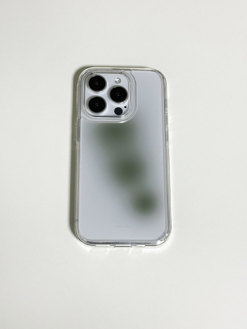 tiny weather(タイニーウェザー)の「flow jelly hard case-khaki(Smartphone Accessories)」