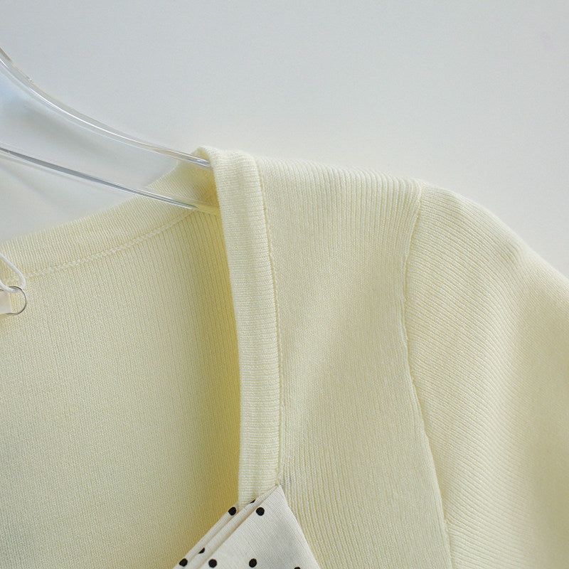 Cloud Ribbon Point Knit