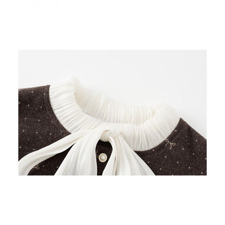 Karina Fur Ribbon Cardigan