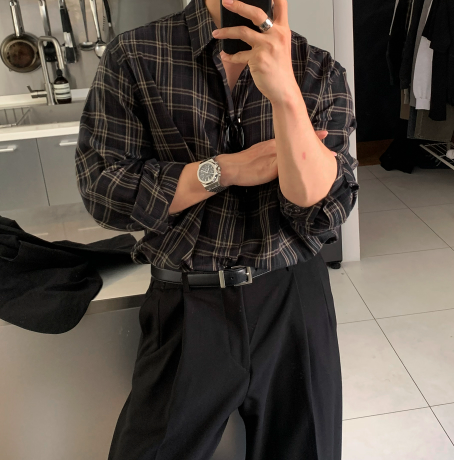 Ever Ranger Round Tuck Side Banding Semi-Wide Slacks