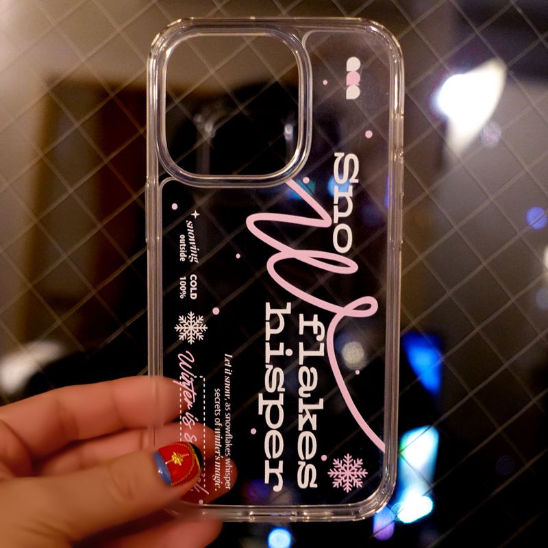 【MADE】(2type) Snow Pink Jelly hard Phone case