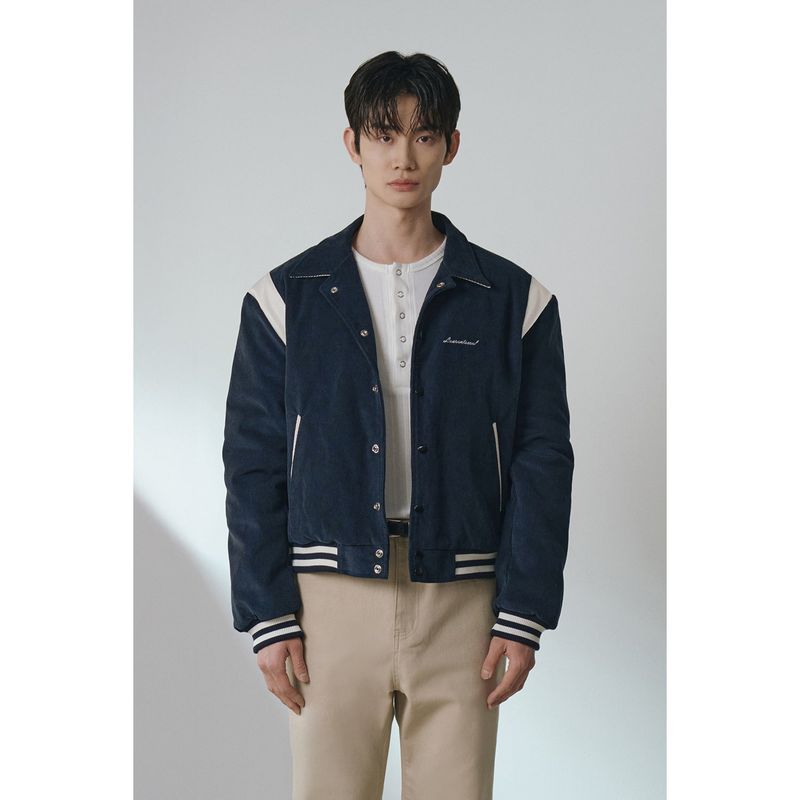 LAURANTSEOUL（ローラントソウル）の「Signature varcity jacket(Navy)（Jackets/Outerwear）」