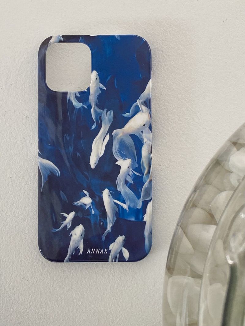 [deep ocean koi goldfish hard case]