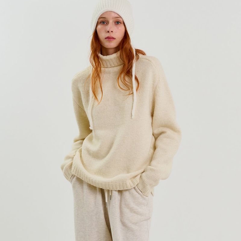 Basic Turtle Neck Sweater_2Color