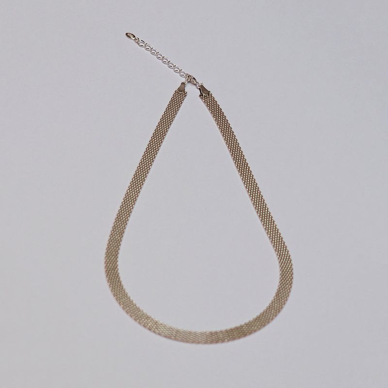 Less is more(レスイズモア)の「silver fabou necklace (vermeil)(Accessories)」