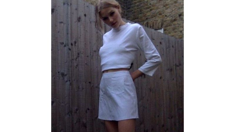 Slim layered shirring t