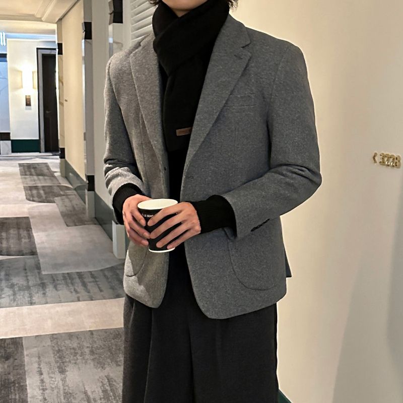LMN Celine Wool Two Burton Single Jacket (4 colors)