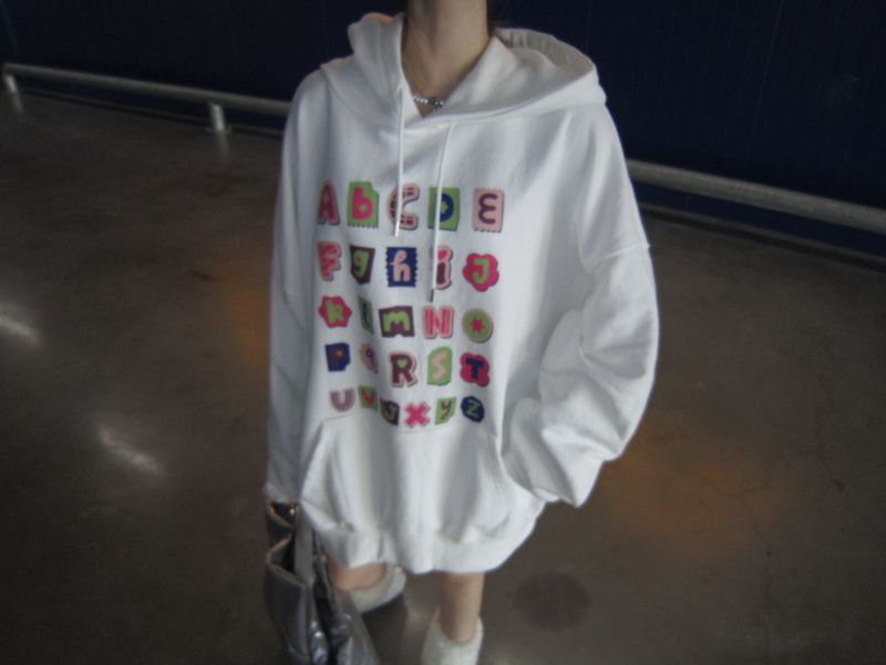 Alphabet hoodie