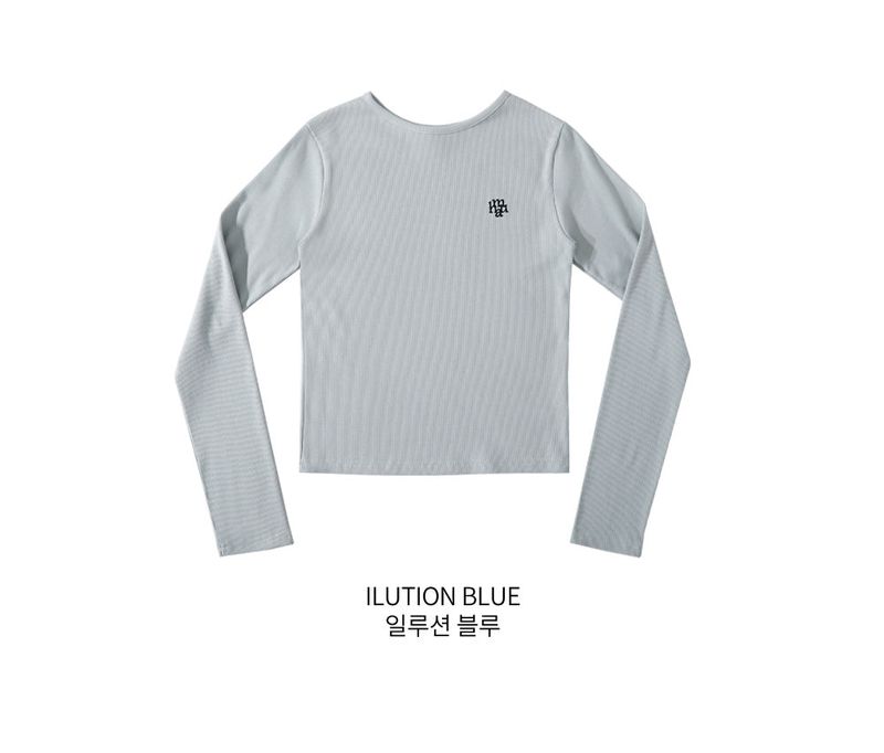 STITCH ROUND LONG SLEEVE T-SHIRT
