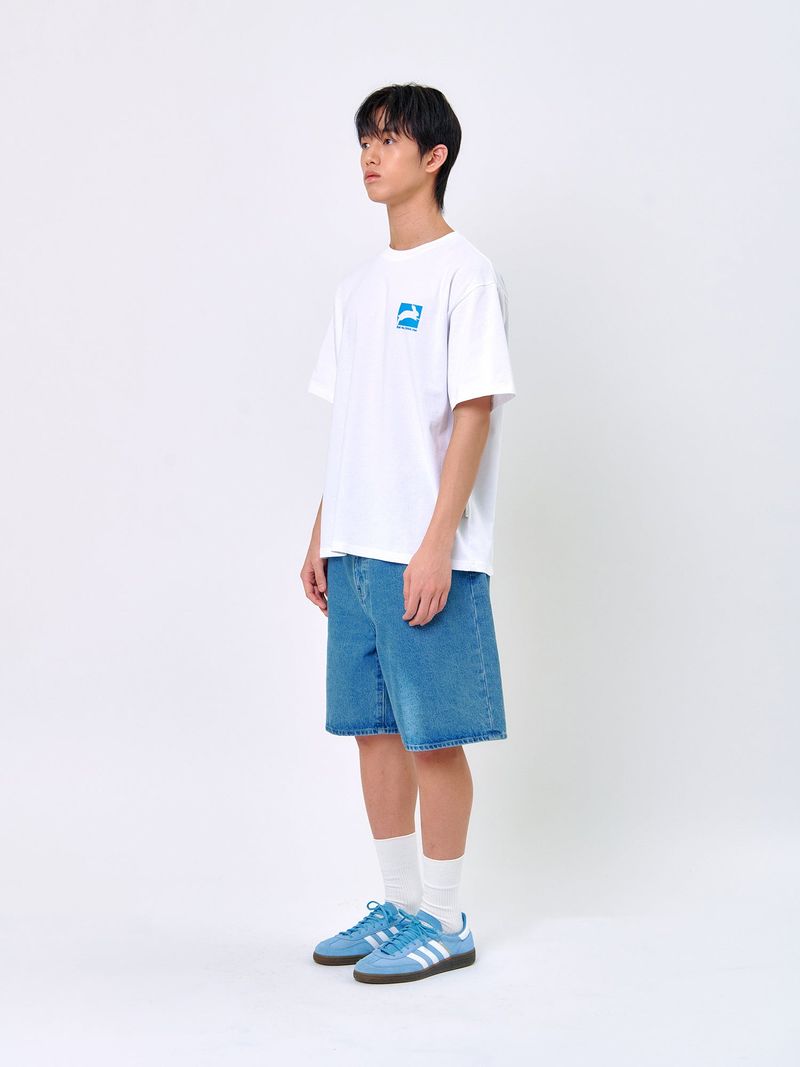 RABBIT T-SHIRT_White/Blue