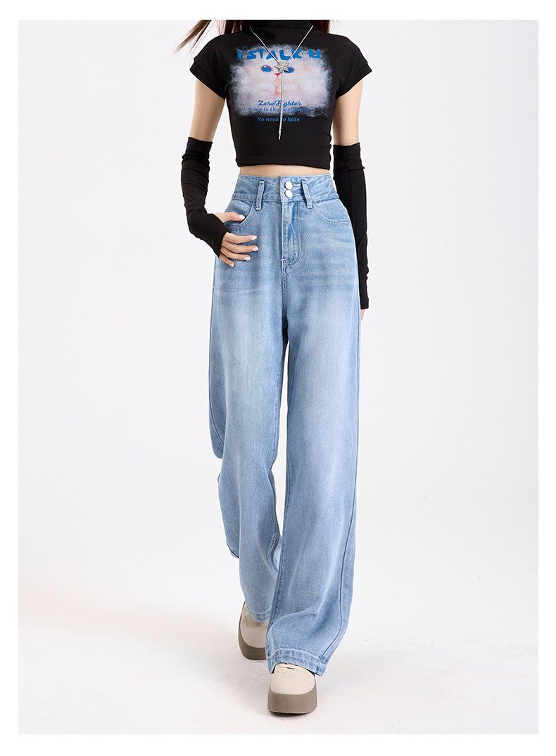 Lyocell Lightweight Wide Leg Denim Pants