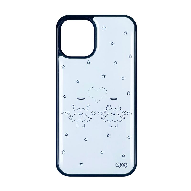 ZERO EIGHT ZERO EIGHT（ゼロ エイト ゼロ エイト）の「[MADE] angel friends 絵文字フォンケース (blue)（スマホグッズ/小物）」