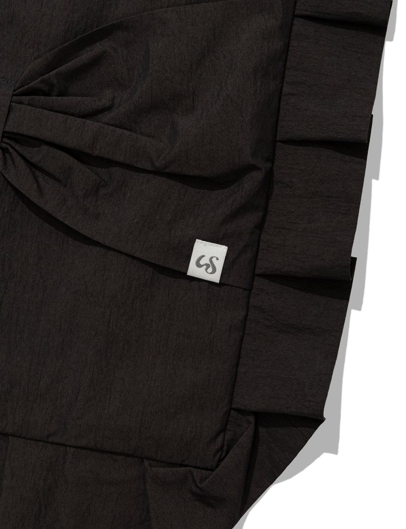 RIBBON ECO BAG(CHARCOAL)