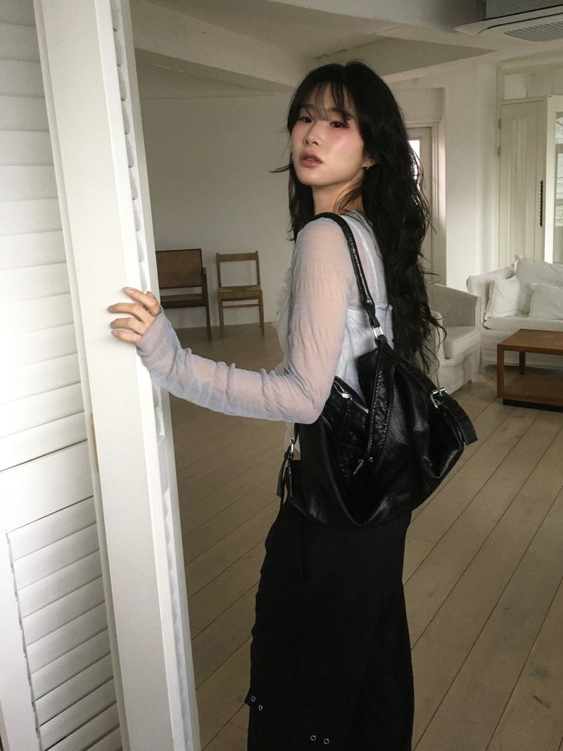 Eyelet Cargo Pants
