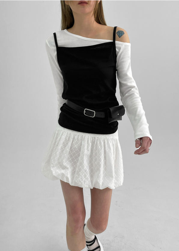[MADE] Devil Race Balloon Mini Skirt