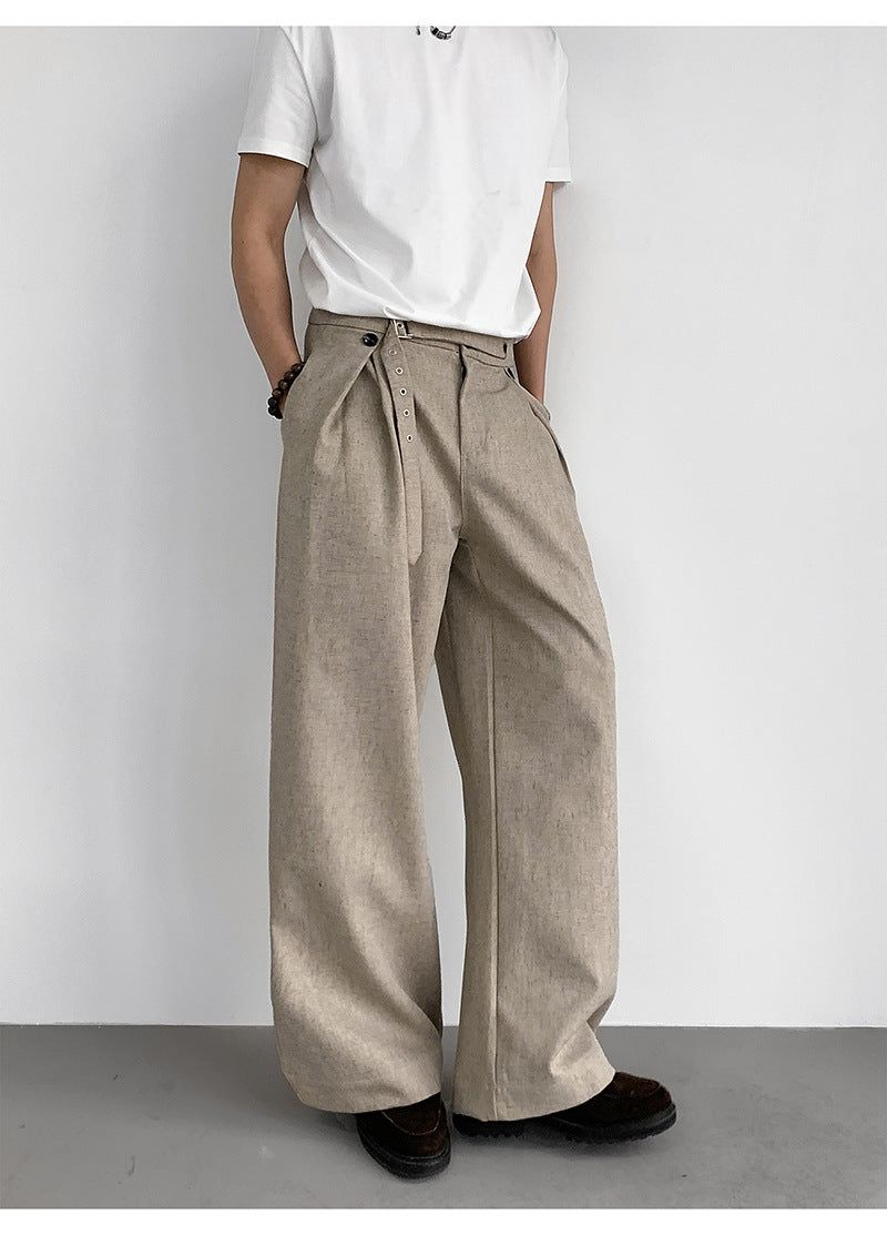 Alden Belted Wide Trousers