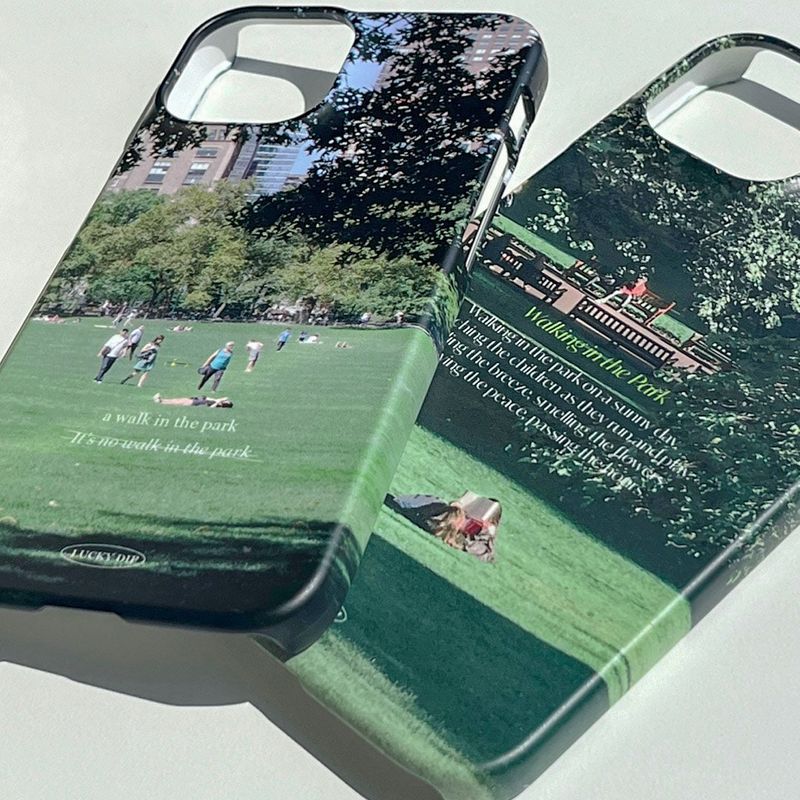 [MADE] a walk in the park iphone hard case 01