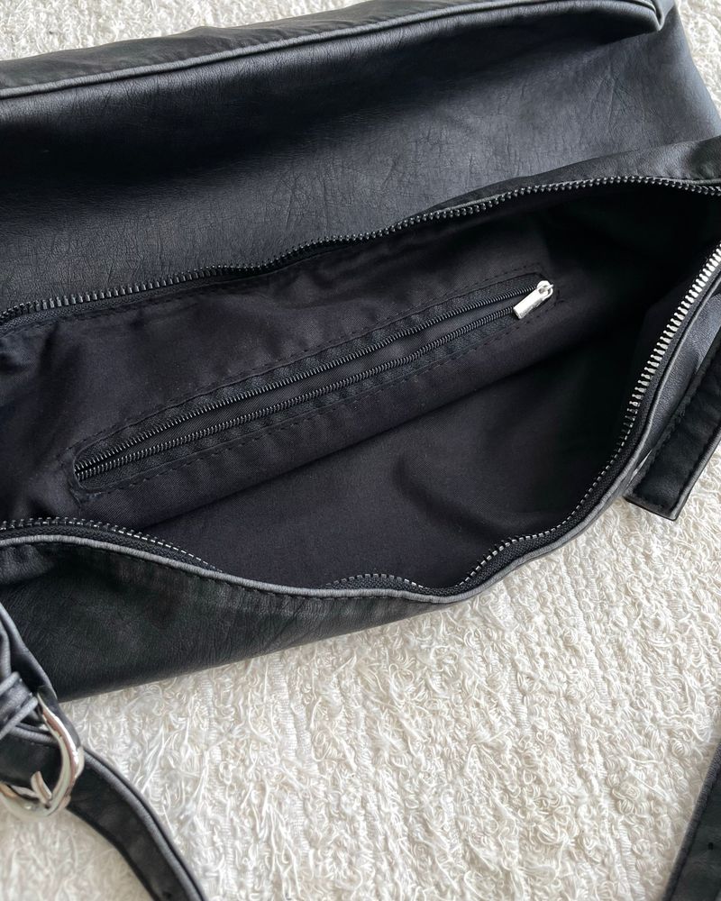 Vintage Faux Leather Cross Bag