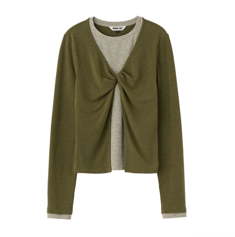 【即日発送】layered twist t-shirts
