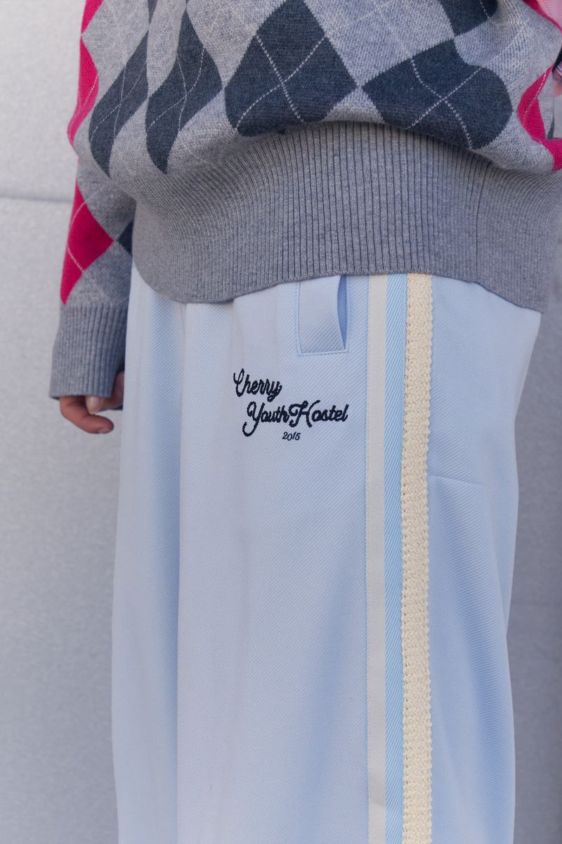 TRACK JERSEY PANTS [SKY]