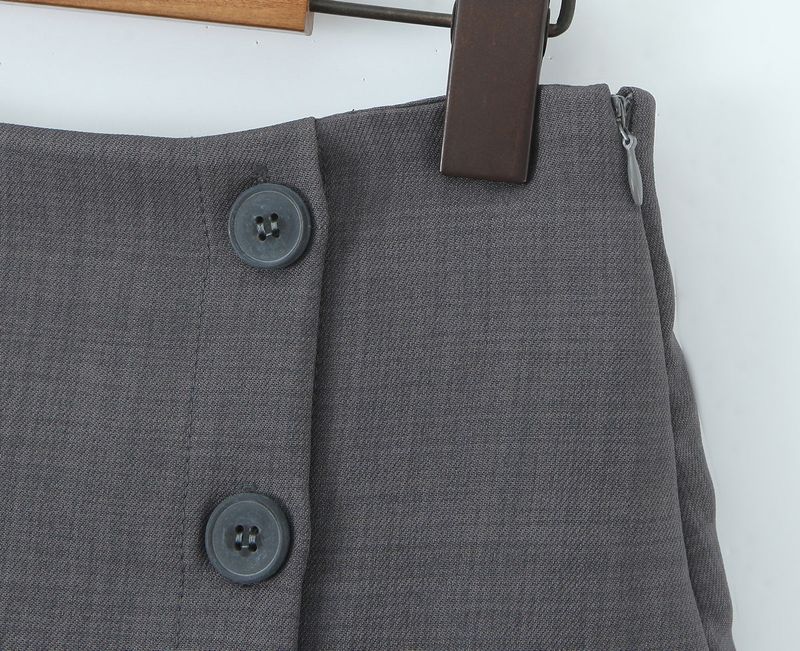 Oria Button Wrap Skort